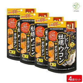 井藤漢方製薬 しじみの入った牡蠣ウコン+オルニチン 徳用 264粒(66日分)×4袋・5袋・6袋セット ウコン 粒 サプリ メール便 送料無料