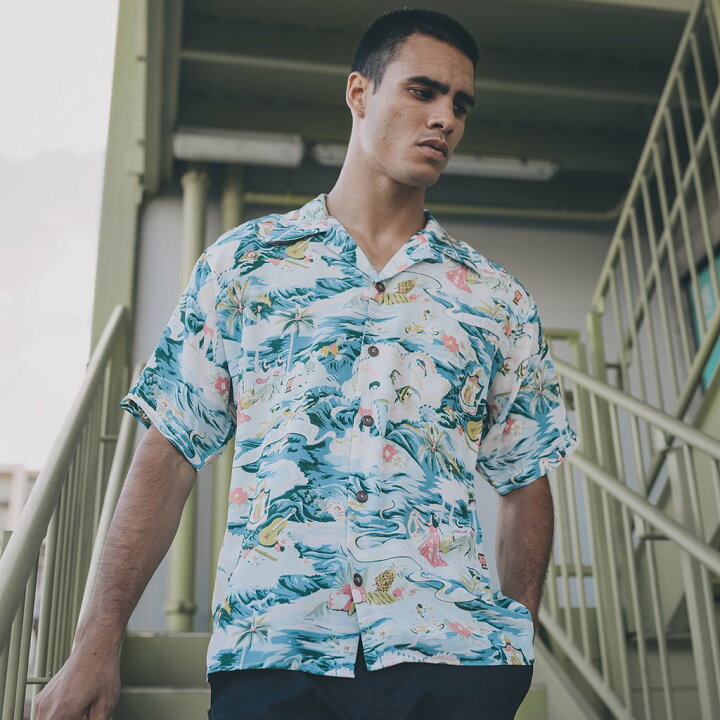 楽天市場】アロハシャツ メンズ アバンティ Avanti SILK ALOHA SHIRTS 