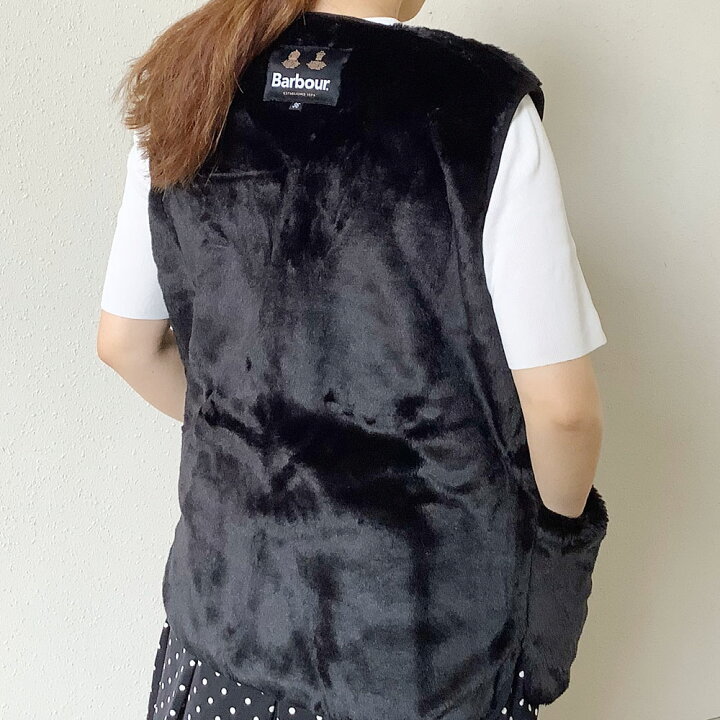 楽天市場】バブアー ベスト ファー ライナー ジレ リバーシブル 
