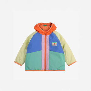 yő1000~OFFN[|zz12X[p[Z[zAmbNp[J[ {{EV[Y o[Vu xr[ LbY  }`J[ COLOR BLOCK REVERSIBLE LIGHT ANORAKyKiz Bobo Choses B12