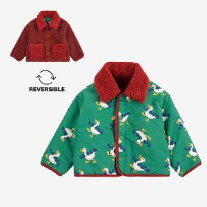 WPbg AE^[ LbY xr[ {{EV[Y o[Vu La Oca all over reversible sheepskin jacketyKiz Bobo Choses