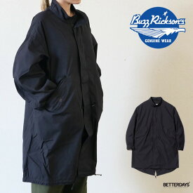 【24AW予約】モッズコート メンズ バズリクソンズ WILLIAM GIBSON COLLECTION Type BLACK HOOD EXTREME COLD WEATHER M-65 BUZZ RICKSON'S