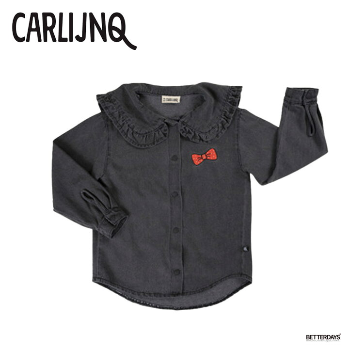 楽天市場】デニムシャツ ブラウス キッズ CarlijnQ Denim big blouse