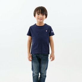 チャンピオンキッズ Tシャツ 半袖 ジュニア 子ども 子供服 Champion Kids T-Shirt 男の子 女の子 子供 100-160cm