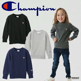 トレーナー キッズ チャンピオン クルーネックスウェットシャツ 長袖 ベーシック ジュニア 子ども 子供服 Champion Kids 男の子 女の子 子供 100-160cm