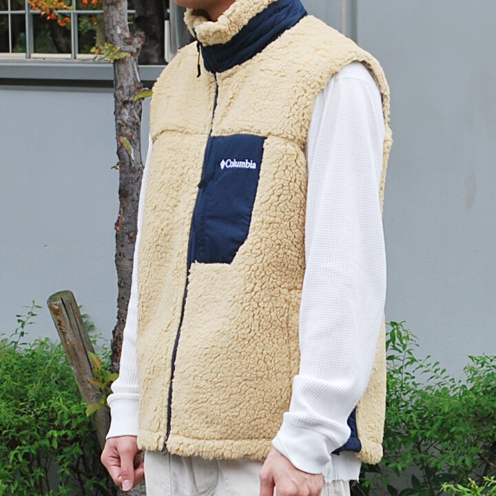 楽天市場】フリース ベスト メンズ ユニセックス コロンビア ボア  