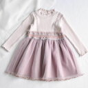 【1000円OFFクーポン配布中2月お買い物マラソン】ワンピース coto cotte　スモッキング刺繍 チュールワンピース キッ…