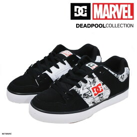 【1000円OFFクーポン配布中 4月お買い物マラソン】スニーカー メンズ DCシューズ デッドプール マーベル DEADPOOL MARVEL DC SHOES スニーカー DP PURE DM226108 25.5cm~27cm 【国内正規品】