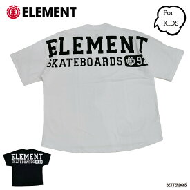 Tシャツ キッズ 半袖 エレメント ユニセックス ELEMENT YOUTHキッズサイズ YT ELEMENT 92 SS Tシャツ 130cm~160cm ELEMENT 【国内正規品】