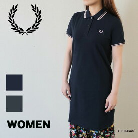 ポロシャツ レディース ワンピース フレッドペリー TWIN TIPPED FRED PERRY DRESS 半袖 【国内正規品】 FRED PERRY