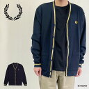 【最大1000円OFFクーポン配布中12月スーパーセール】カーディガン メンズ フレッドペリー ニット セーターティップド テクスチャー TIPPED PIQUE TEXTURE CARDIGAN 【国内正規品】 FRED PERRY 到着後1か月以内にレビューを書いて500円OFFクーポン配布中