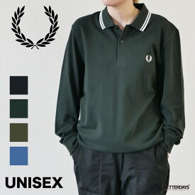 長袖ポロシャツ メンズ レディース ユニセックス フレッドペリー M3636_LS TWIN TIPPED SHIRT 長袖 【国内正規品】 FRED PERRY