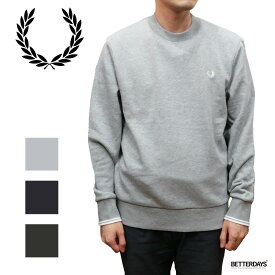 トレーナー スウェット セーター メンズ レディース ユニセックス フレッドペリー クルーネック CREW NECK SWEATSHIRT 【国内正規品】 FRED PERRY