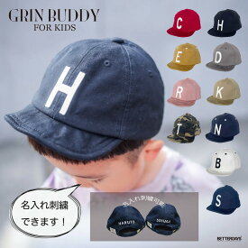 【1000円OFFクーポン配布中5月お買い物マラソン】【名入れ刺繍可能】キャップ キッズ グリンバディ GRIN BUDDY 帽子 ロゴ KIDS SIM LOGO CAP 男の子 女の子 子供 サイズ調節可能 46-60cm