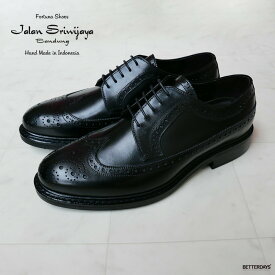 ウイングチップ メンズ ジャランスリワヤ ジャラン スリウァヤ ビジネスシューズ CALF LEATHER ダイナイトソール BLACK DAINITE SOLE 【国内正規品】 JALAN SRIWIJAYA