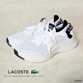 【3%OFFクーポン配布中 4月お買い物マラソン】スニーカー メンズ ラコステ ニット COURT-DRIVE KNIT 【国内正規品】 LACOSTE