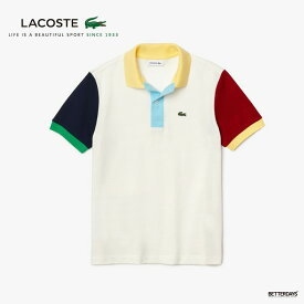 ポロシャツ キッズ ラコステ ボーイズ 半袖 トップス クレイジーパターンポロシャツ 90-140cm 【国内正規品】 LACOSTE Boys