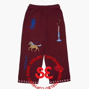 yő1000~OFFN[|zzubNtCf[zpc LbY xr[ Oda MINI Pants Burgundy SISSEL EDELBO VZG{[ VZ~j yKiz