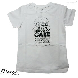 Tシャツ キッズ マージエルエー piece of CAKE ピースオブケーキ TEE 【国内正規品】 Merge LA 100-120cm