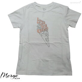 Tシャツ キッズ マージエルエー SOFT CREAM ソフトクリーム TEE 【国内正規品】 Merge LA 100-120cm