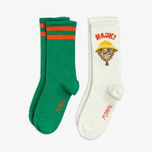 �\�b�N�X �L�b�Y �x�r�[ �~�j���f�B�[�j 2���Z�b�g �y�������K�i�z mini rodini HIKE SOCKS 2-PACK