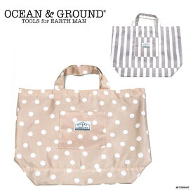 レッスンバッグ オーシャンアンドグラウンド レッスンBAG ドット ストライプ 子供 幼稚園 小学生 通園 通学 OCEAN&GROUND DOT＆STRIPE