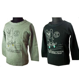 【1000円OFFクーポン配布中10月お買い物マラソン】【アウトレット／50%OFF】Tシャツ レディース メンズ 2 OIL オイル パパママサイズ 長袖スケボーTシャツ OIL CLOTHING SERVICE 子供服 ジュニア