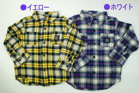 【アウトレット】ネルシャツ キッズ OIL オイル キッズ 110cm～150cm ネルシャツ オイル OIL CLOTHING SERVICE 子供服