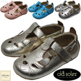 オールドソールズ CUTESY SHOES RUBBER SOLE ベルクロ 本革 レザー サンダル スリッポン ジュニア/ 靴 スニーカー 【国内正規品】 OLD SOLES