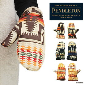 【300円OFFクーポン配布中先着利用順6月スーパーセール】手袋 レディース ペンドルトン UCダウン PENDLETON UC DOWN MITTENS ミトン グローブ PDT-000-223014