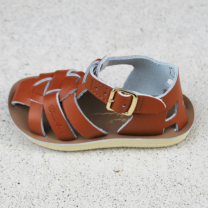 ソルトウォーター シャーク TAN11 Salt Water Sandals / SHARK (SUN-SAN) - Stone -  13cm,16cm ソルトウォーター＊ ソルトウォーター シャーク Shark CH11 18cm