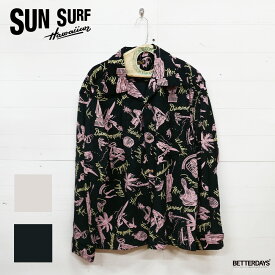 コーデュロイオープンシャツ 長袖 ロングスリーブ メンズ サンサーフ HISTORICAL EVIDENCE CORDUROY OPEN SHIRT SUN SURF ヴィンテージ柄 ビンテージ柄 ss29582