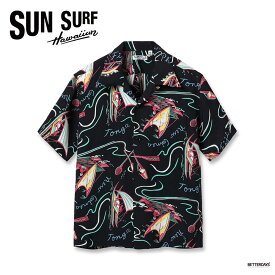 アロハシャツ メンズ サンサーフ ハワイアンシャツ SUN SURF RAYON HAWAIIAN SHIRT “SOUTH SEA OUTRIGGER” SS39215