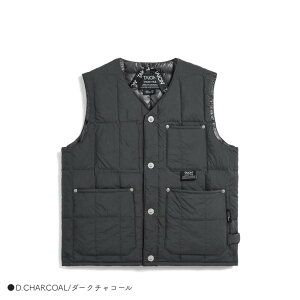 �y1000�~OFF�N�[�|���z�z��1�����������}���\���z�_�E���x�X�g �L�b�Y �C���i�[�x�X�g DOWN VEST ���[�N V�l�b�N�{�^�� �^�C�I�� �̉� TAION-K001BWK