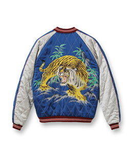 �y�ő�1000�~OFF�N�[�|���z�z��12���労�ӍՁz �e�[���[���m �X�J�W���� �����Y ���o�[�V�u�� �A�Z�e�[�g �X�[�x�j�A�W���P�b�g Early 1950s Style Acetate × Quilt Souvenir Jacket KOSHO & CO. Special Edition JAPAN