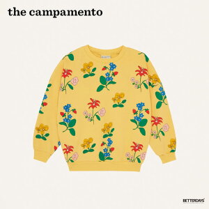 �g���[�i�[ �L�b�Y �x�r�[ �X�E�F�b�g �ԕ� �U �J���p�����g Flowers Allover Sweatshirt�y�������K�i�zThe Campamento TC-SS26-42