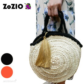 ラフィアバッグ レディース ZoZIO ゾジヲ ゾジオ Tassel rafia bag タッセルラフィアバッグ