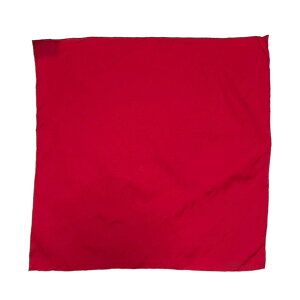 HERMES エルメス コットンシルクカレ50 レッド 3510