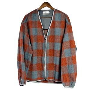 Graphpaper �O���t�y�[�p�[ 24AW Tri-Spin Loop Cardigan �`�F�b�N���W�b�v�A�b�v�J�[�f�B�K�� GU243-10051 1 �u���b�N×�O���[ 15290