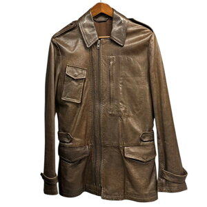 Maison Martin Margiela ���]���}���^���}���W�F�� 10AW REPLICA aviators jacket ���v���J �A�r�G�[�^�[���U�[�W���P�b�g S30AM0150 46 �u���E�� 15351