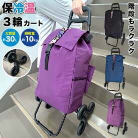 【本日10％クーポン発行中！】ショッピングカート 買い物カート キャリーカート 3輪カート 保冷 保冷バッグ キャリーバッグ 階段カート 段差カート カート 30L キャリーバッグ エコバッグ 買い物カート 軽い 軽量 畳める コンパクト バッグ 無地 保冷保温 大容量 送料無料