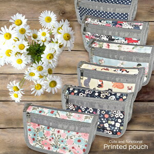 ポーチ 小物入れ 可愛い かわいい おしゃれ 猫 コスメポーチ 大容量 スマホポーチ レディース バッグインバッグ スマホポケット iPhone スマートフォン 小銭入れ カード入れ 旅行 ミニポーチ