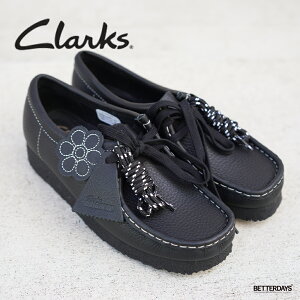 N[NX IWi r[ ubN U[ fB[X Wallabee CLARKS ORIGINALS Black Tumbled Leather 23-25.5cm 200NyKiz