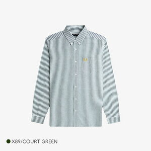 �y2400�~OFF�N�[�|���z�z��4�����������}���\���z�t���b�h�y���[ �V���c �����Y �X�g���C�v �I�b�N�X�t�H�[�h�V���c FRED PERRY STRIPE OXFORD SHIRT �y�������K�i�zM6574