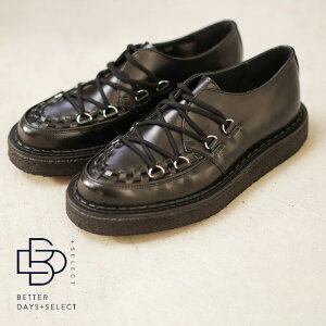 �y2�_�ȏゲ�w����5%OFF�N�[�|���z�z��4/1�����_�t���f�[�z�W���[�W�R�b�N�X ���j�t�H�[���G�N�X�y�������g �h���X�V���[�Y �^�C�_�E���n�b�g�� GEORGE COX uniform experiment Tie-Down Hatton Black �y��