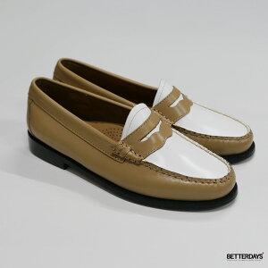 yő2400~OFFN[|zz11}\z[t@[ fB[X RC[t@[ BA41011A BEIGE W WHITE LEATHER SOLE W[GC`oX G.H.BASS yKiz