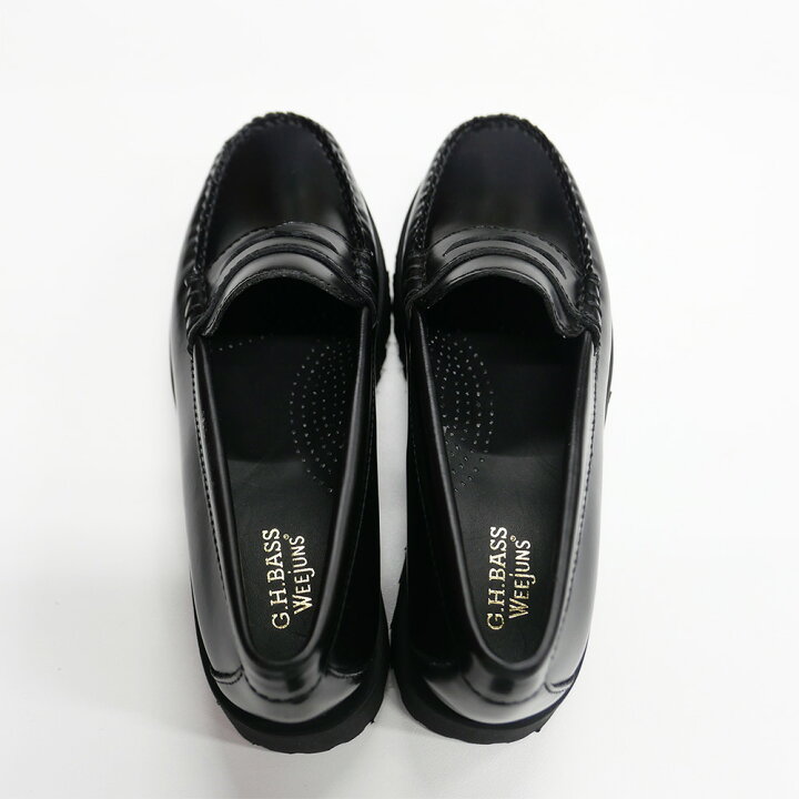 楽天市場】ローファー レディース ジーエイチバス BLACK RUBBER SOLE 