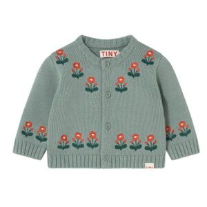 �y2400�~OFF�N�[�|���z�z��1�����������}���\���z�J�[�f�B�K�� �L�b�Y �x�r�[ Flowers Baby cardigan TINY COTTONS �^�C�j�[�R�b�g���Y 12m�|24m�y�������K�i�z