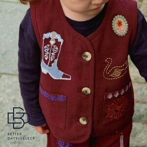 yő2400~OFFN[|zzubNtCf[zxXg LbY xr[ Organic Cotton Burgundy Ellie MINI Vest Burgundy SISSEL EDELBO VZG{[ VZ~j yKiz