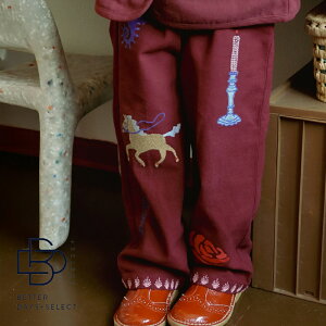 yő2400~OFFN[|zzubNtCf[zpc LbY xr[ Oda MINI Pants Burgundy SISSEL EDELBO VZG{[ VZ~j yKiz